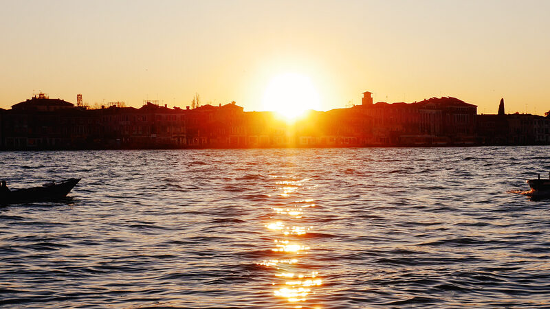 Zattere : Spectacular sunsets are guaranteed